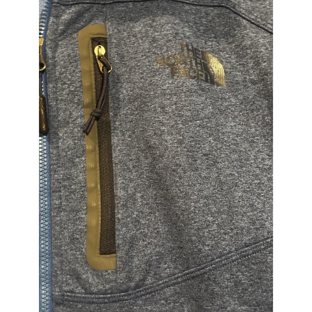 The North Face Sweater Mens Medium Blue 1/2 Zip Pullover Pocket Sweatshirt - Picture 8 of 8